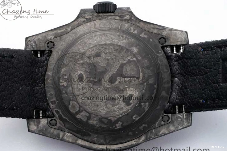 MiroTime 0210 AllSeason Submariner DIW Carbon VSF 1:1 Best Edition Black White Dial on Black Nylon Strap VS 2165